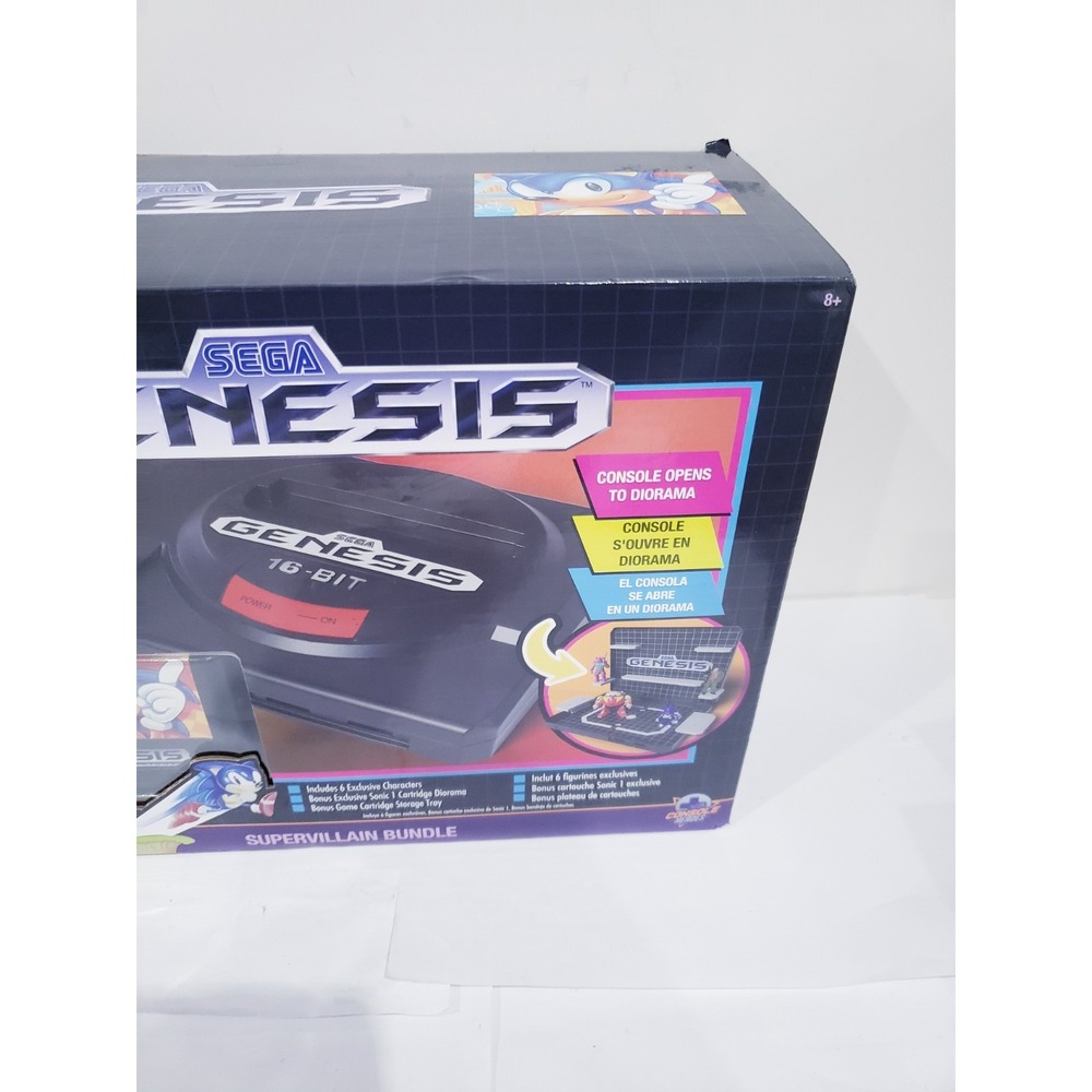 Sega Genesis Display Console - Supervillain Boss Bundle + Sonic 1 Diorama - Picture 3 of 4